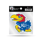 Wholesale Kansas University Weeded Clear Backer Decal W/ Primary Logo (4"X4")