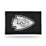 Wholesale KC Chiefs - Carbon Fiber Design - Banner Flag (3X5)