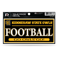 Wholesale Kennesaw State 3" X 6" True Pride Decal - Football