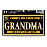 Wholesale Kennesaw State 3" X 6" True Pride Decal - Grandma