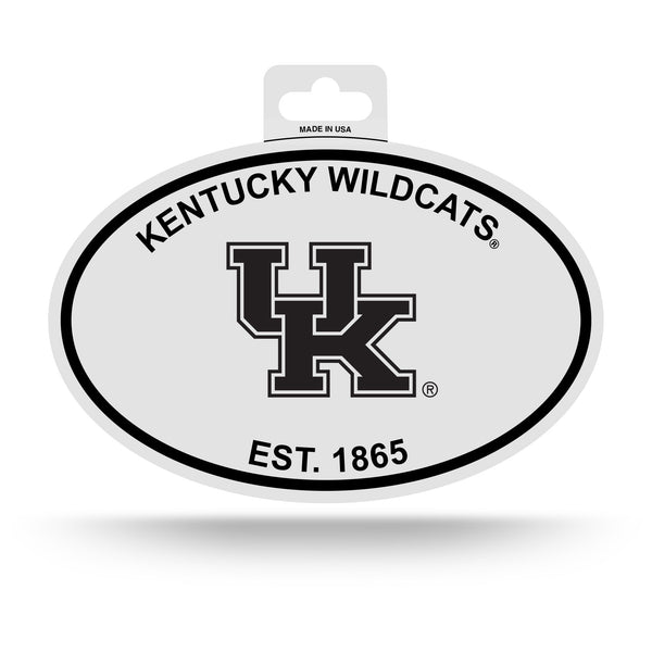 Wholesale Kentucky Black And White Oval Sticker