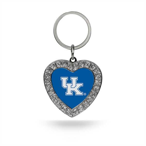 Wholesale Kentucky Rhinestone Heart Key Chain