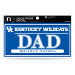 Wholesale Kentucky University 3" X 6" True Pride Decal - Dad