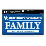 Wholesale Kentucky University 3" X 6" True Pride Decal - Family