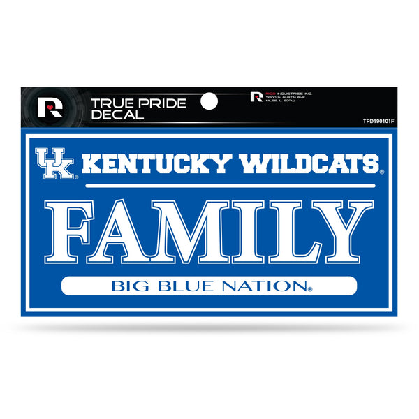 Wholesale Kentucky University 3" X 6" True Pride Decal - Family