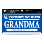 Wholesale Kentucky University 3" X 6" True Pride Decal - Grandma