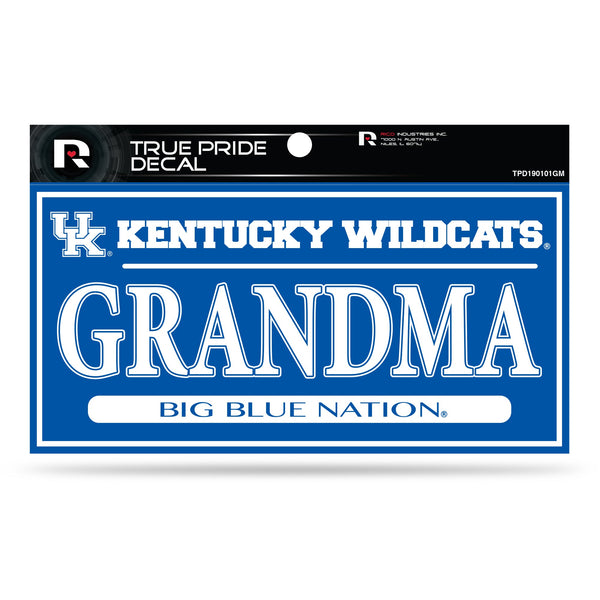 Wholesale Kentucky University 3" X 6" True Pride Decal - Grandma
