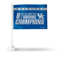 Wholesale Kentucky University 8 Time College Basketball Champs Car Flag