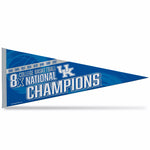 Wholesale Kentucky University 8 Time College Basketball Champs Soft Felt Carded Pennant (12X30)