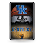Wholesale Kentucky University Basketball 11X17 Large Embossed Metal Wall Sign
