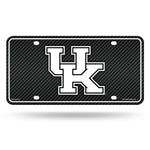 Wholesale Kentucky University - Carbon Fiber Design - Metal Auto Tag