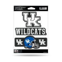 Wholesale Kentucky University - Carbon Fiber Design - Triple Spirit Stickers