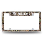 Wholesale Kentucky University / Mossy Oak Camo Break-Up Country All Over Chrome Frame (Top Oriented)