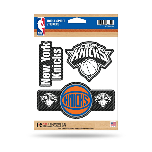 Wholesale Knicks - Carbon Fiber Design - Triple Spirit Stickers