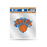 Wholesale Knicks Clear Backer Decal W/ Primary Logo (4"X4")