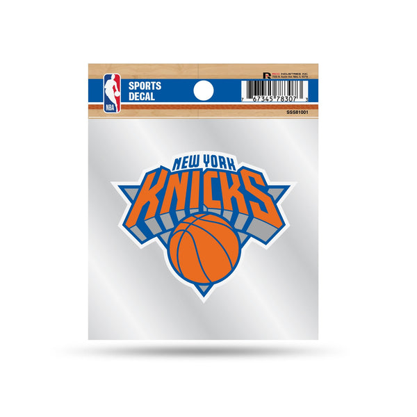 Wholesale Knicks Clear Backer Decal W/ Primary Logo (4"X4")