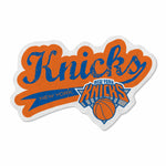 Wholesale Knicks Shape Cut Logo With Header Card - Distressed Design