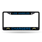 Wholesale LA Chargers Black Chrome Frame