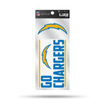 Wholesale LA Chargers Double Up Die Cut Sticker