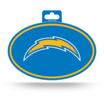 Wholesale LA Chargers Full Color Oval Sticker
