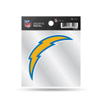 Wholesale-La Chargers Small Style Clear Backer Decal (4X4) - Primary