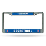 Wholesale LA Clippers Royal Blue Chrome Frame
