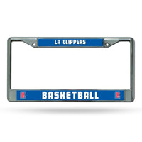 Wholesale LA Clippers Royal Blue Chrome Frame