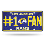 Wholesale La Rams #1 Fan Primary Logo Metal Tag