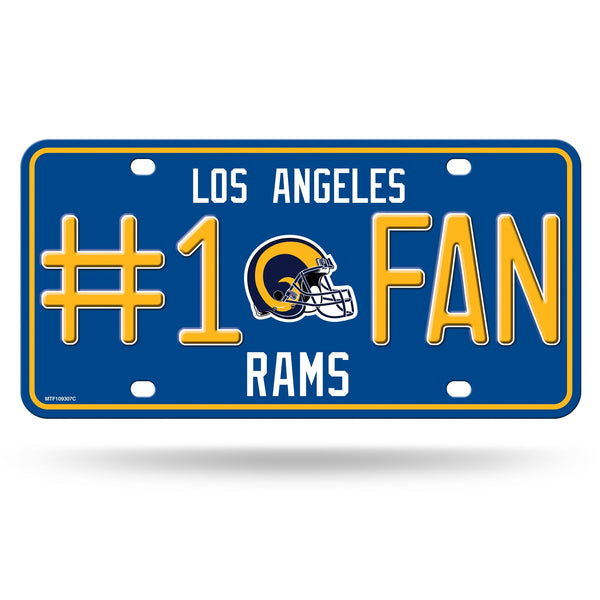 Wholesale LA Rams #1 Fan Retro Logo Metal Tag