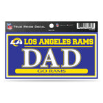 Wholesale LA Rams True Pride Decal (3" X 6") - Dad