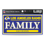 Wholesale-La Rams True Pride Decal (3" X 6") - Family