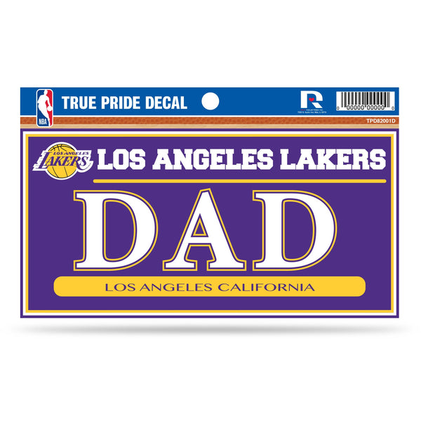 Wholesale Lakers 3" X 6" True Pride Decal - Dad