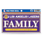 Wholesale Lakers 3" X 6" True Pride Decal - Family