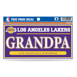 Wholesale Lakers 3" X 6" True Pride Decal - Grandpa