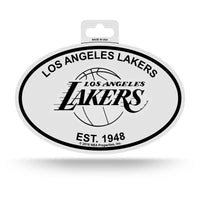 Wholesale Lakers Black And White Oval Sticker