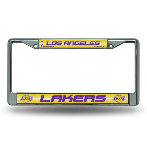 Wholesale Lakers Bling Chrome Frame