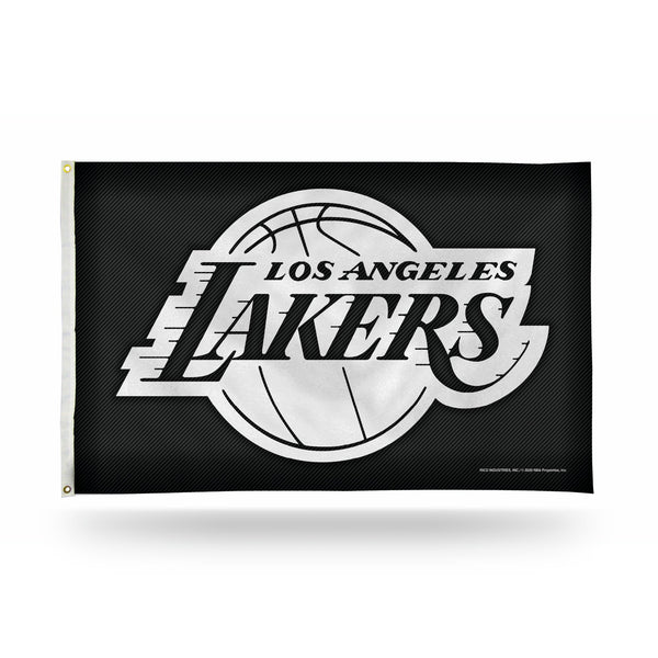 Wholesale Lakers - Carbon Fiber Design - Banner Flag (3X5)