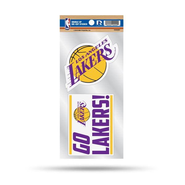 Wholesale Lakers Double Up Die Cut Sticker