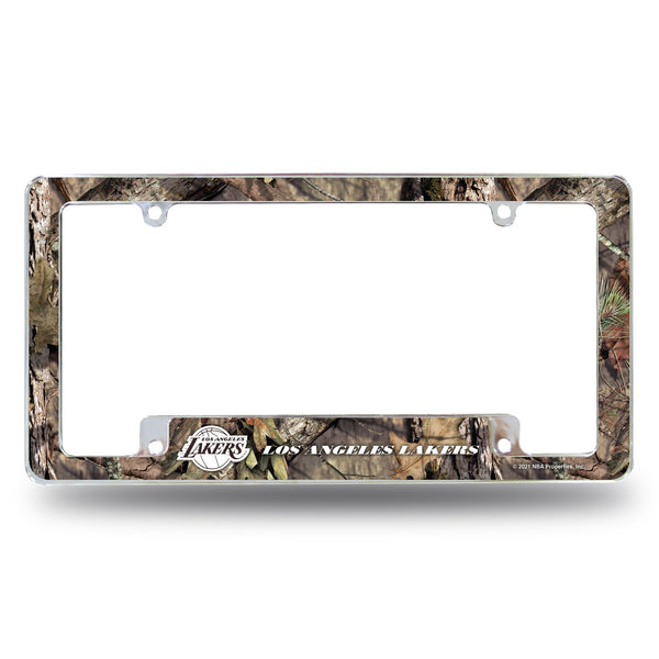 Wholesale Lakers / Mossy Oak Camo Break-Up Country All Over Chrome Frame (Bottom Oriented)