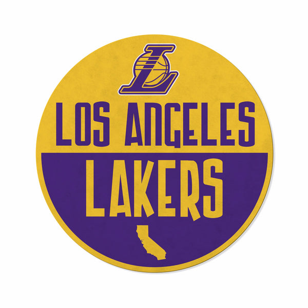 Wholesale Lakers Shape Cut Logo With Header Card - Classic Design