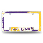 Wholesale Lakers - Tie Dye Design - All Over Chrome Frame (Bottom Oriented)