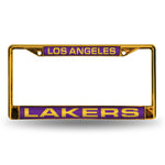 Wholesale Lakers Yellow Laser Colored Chrome Frame