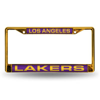 Wholesale Lakers Yellow Laser Colored Chrome Frame