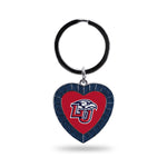 Wholesale Liberty Navy Rhinestone Heart Keychain