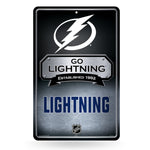 Wholesale Lightning 11X17 Large Embossed Metal Wall Sign