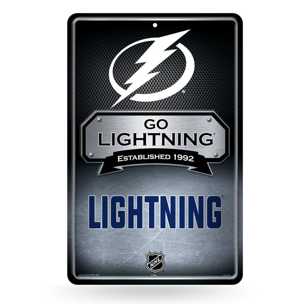 Wholesale Lightning 11X17 Large Embossed Metal Wall Sign