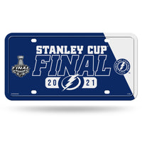 Wholesale Lightning 2021 NHL Stanley Cup Bound Metal Auto Tag