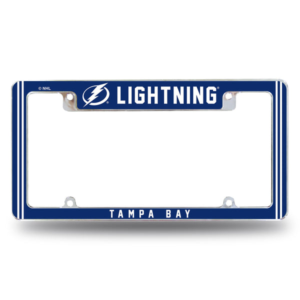 Wholesale Lightning Alternate Design All Over Chrome Frame - Top Oriented