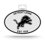 Wholesale Lions Black And White Oval Sticker