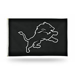 Wholesale Lions - Carbon Fiber Design - Banner Flag (3X5)